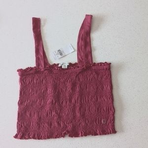 BRAND NEW American Eagle Smocked Crop Tank Top